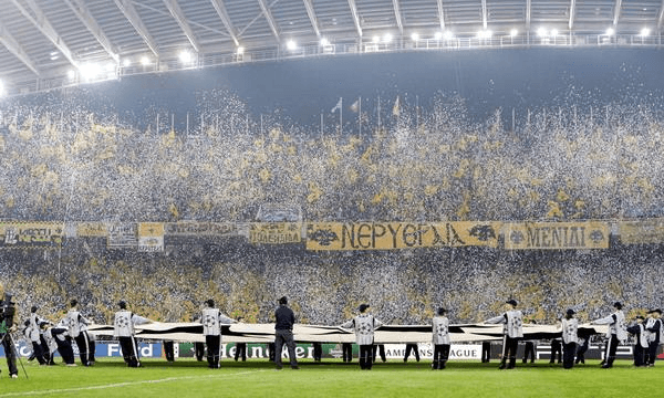 ΑΕΚ-Μίλαν σε αγώνα Champions League το 2007 στο ΟΑΚΑ